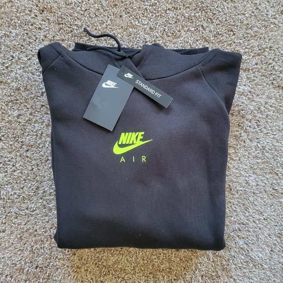 Nike Air Black Pullover Cotton Blend Hoodie Women's Sizes - Picture 4 of 6
